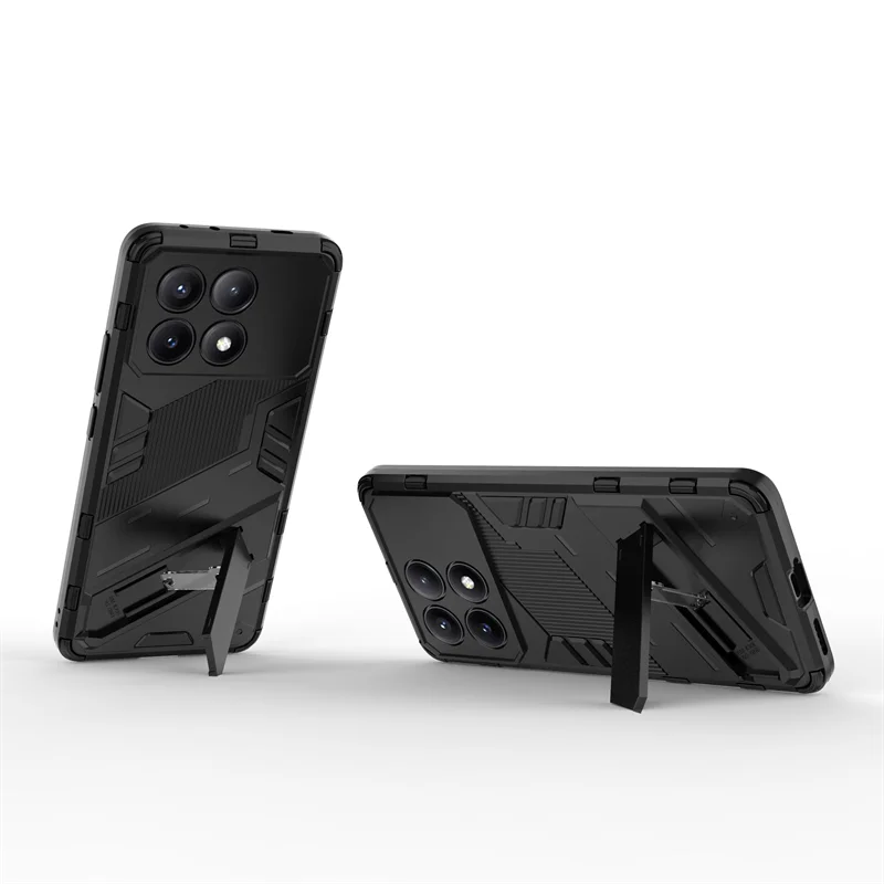 Proceso de colocación de la funda en el Poco X6 Pro
