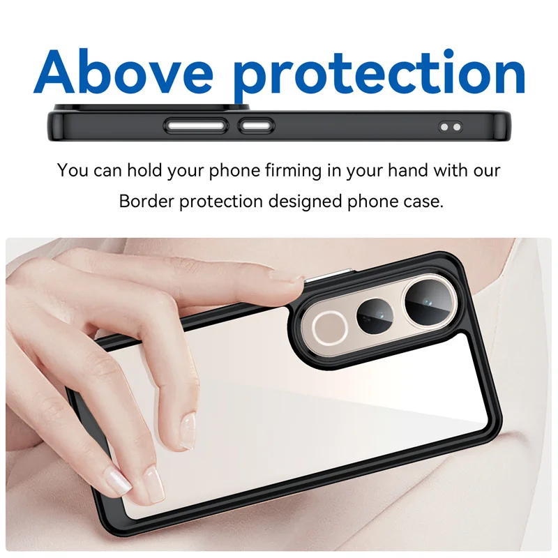 Vivo V50 Lite 5G – Funda TPU Transparente Antigolpes - imagen 3
