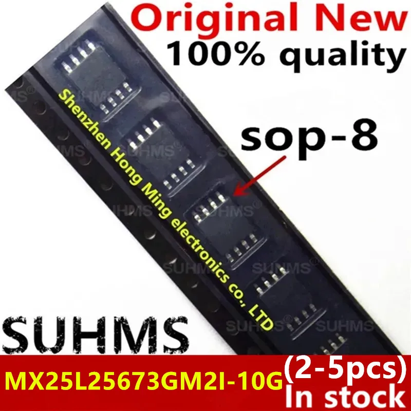 Chipset MX25L25673G vista frontal