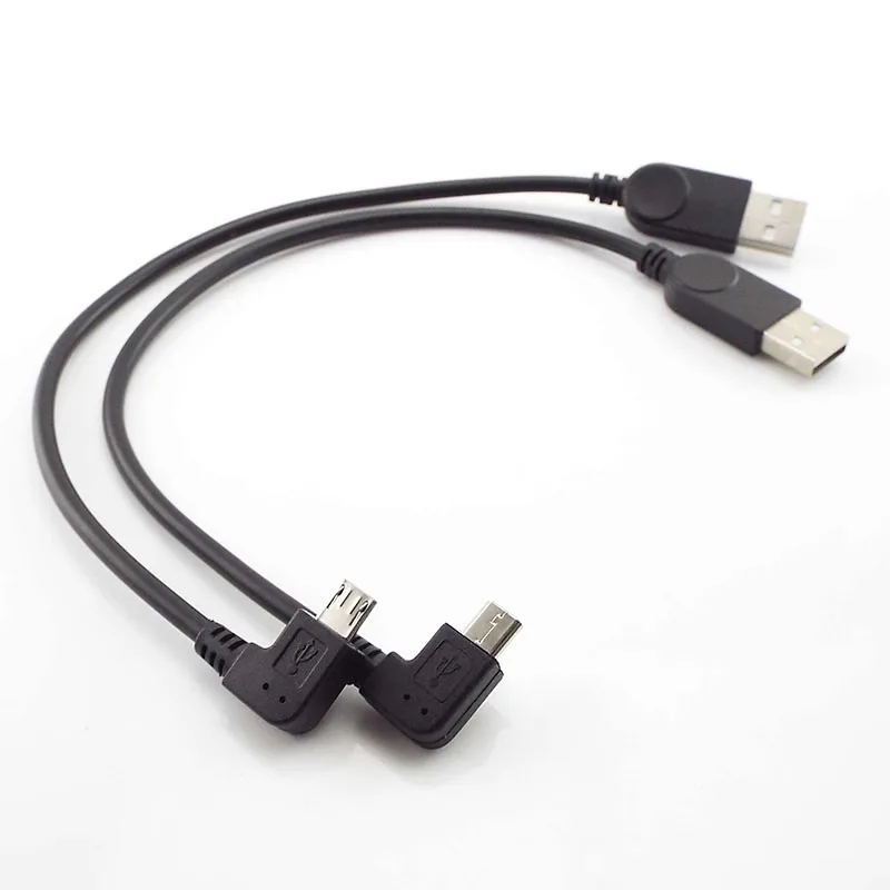 Adaptador USB-A a Micro-B Macho en ángulo - para tablets y móviles - imagen 3