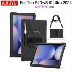 Funda Silicona Samsung Galaxy Tab S10 Ultra / S10 Plus con Soporte Antichoque