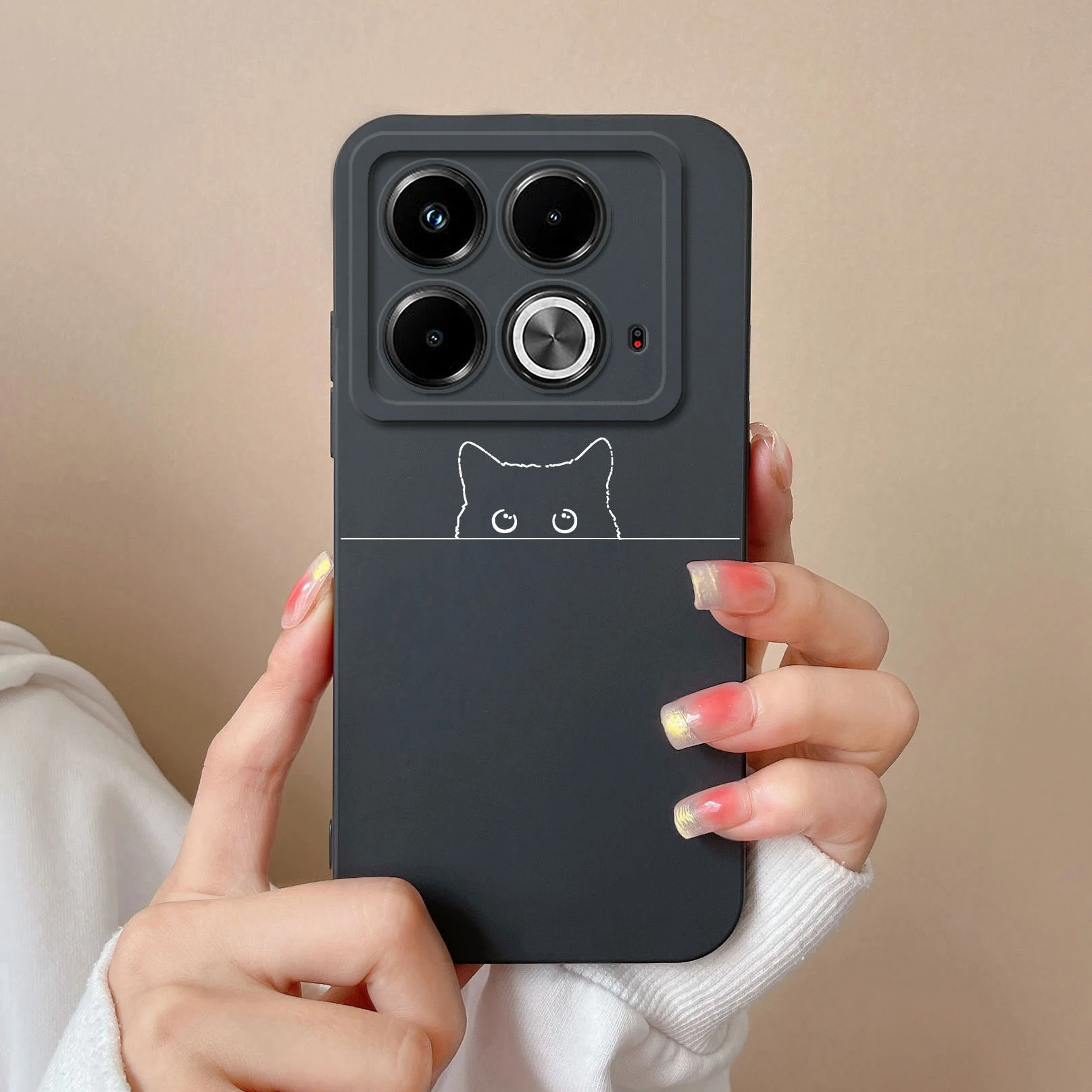 Funda Silicona Líquida Infinix Note 40 Pro Plus – Dibujos Animados - imagen 2