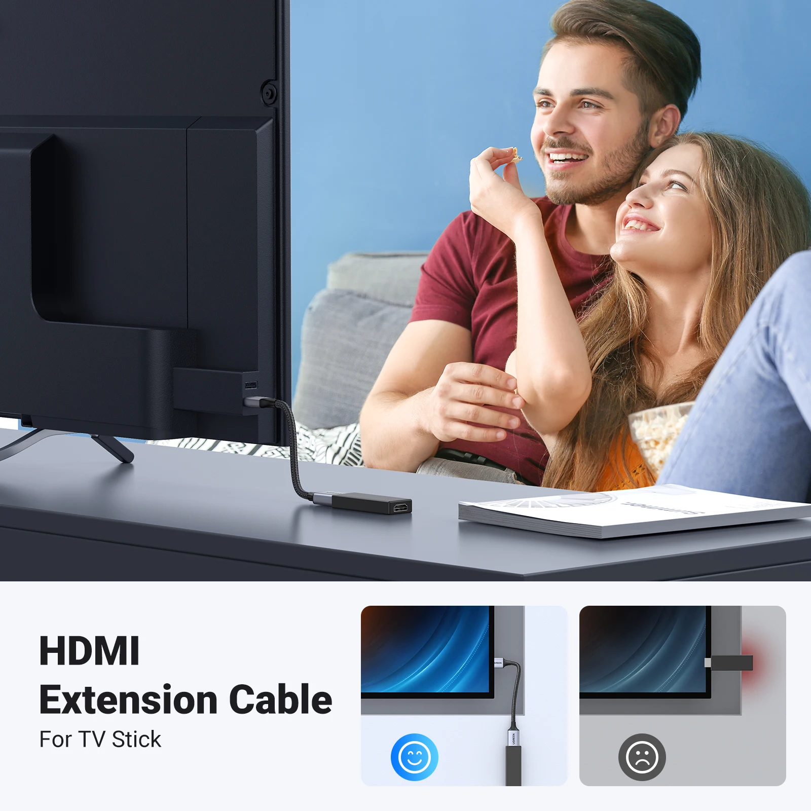 Cable Extensor HDMI UGREEN 8K MacBook Pro PS5 Xbox - imagen 3