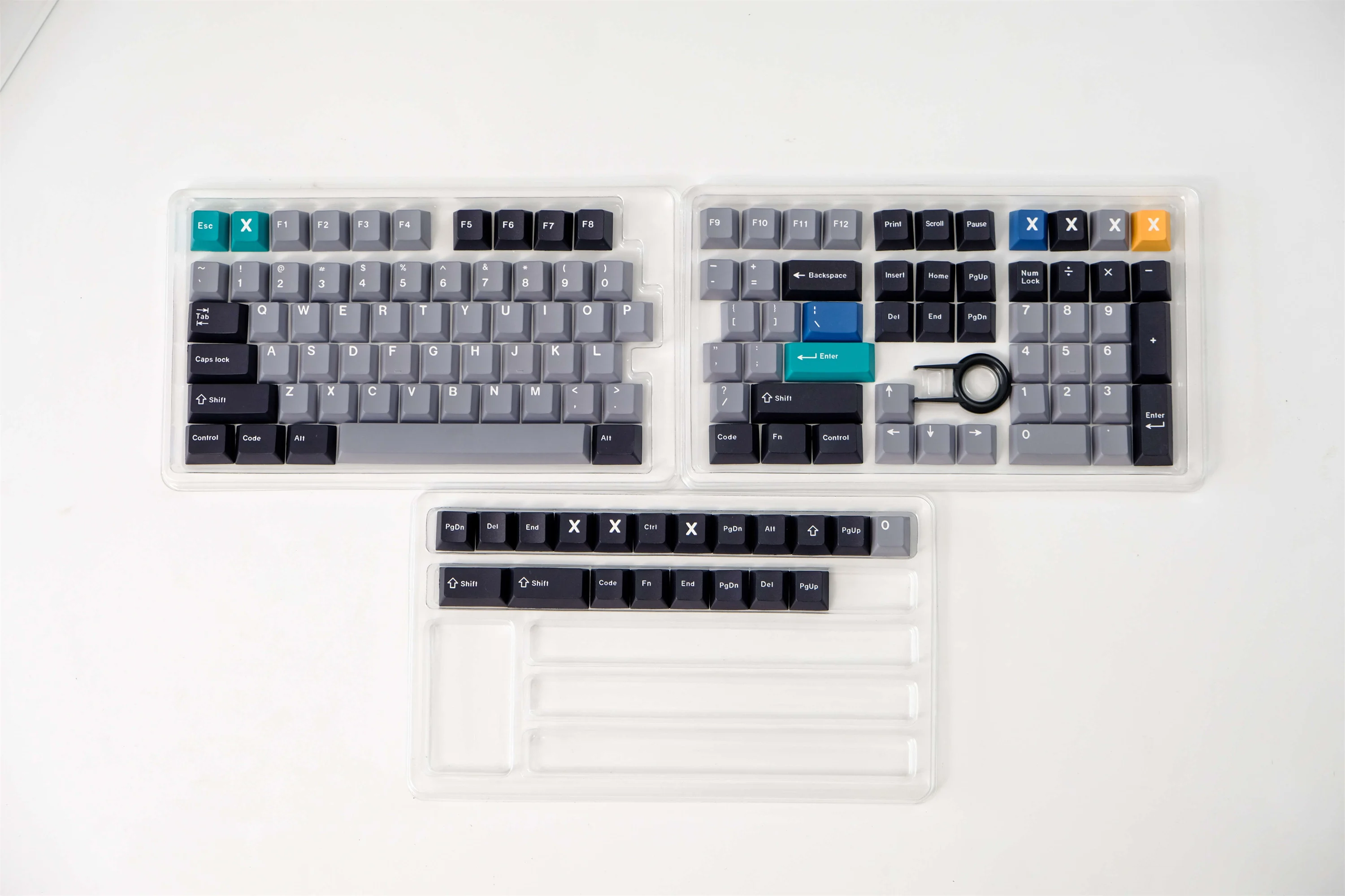 Detalle del conjunto de keycaps para personalizar un teclado