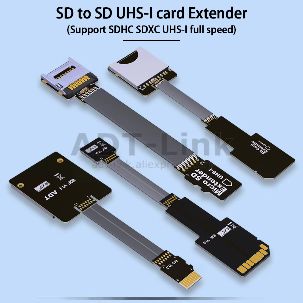 Cable de extensión compacto para tarjetas SD