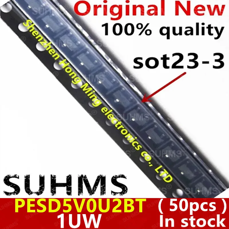 Conjunto PESD5V0U2BT SUHMS - vista del lote