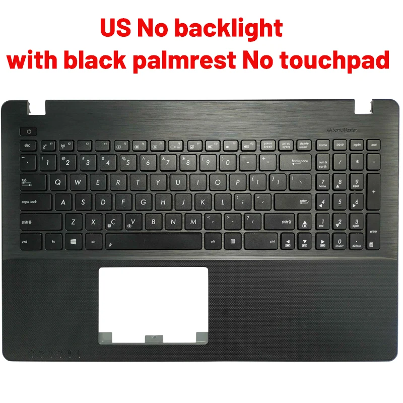 Teclado ASUS X552 vista frontal