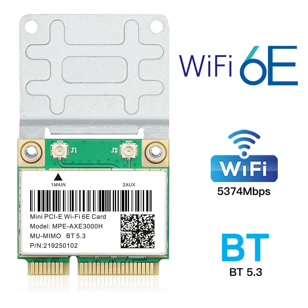 Tarjeta WiFi 6E AX210 PCI-E Bluetooth 5.3 - imagen 5