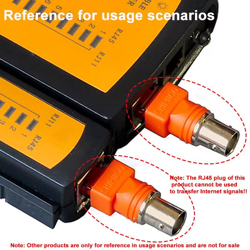 Adaptador BNC Hembra a RJ45 Macho – Convertidor RF Coaxial - imagen 3