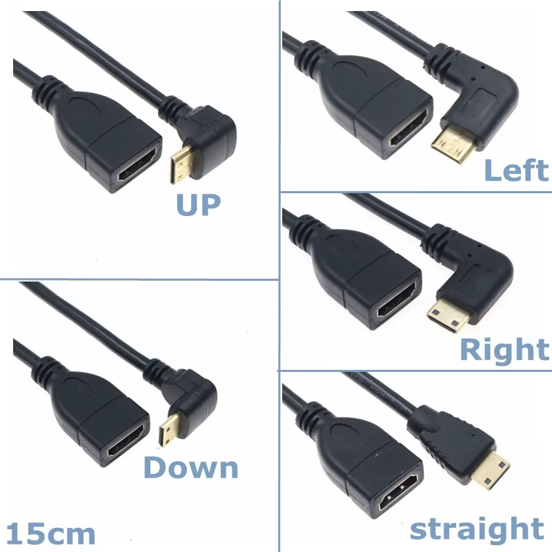 Detalle del conector Mini HDMI macho