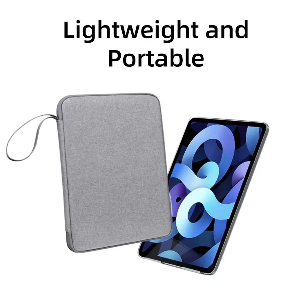 Compartimentos interiores para tableta, lápiz y accesorios