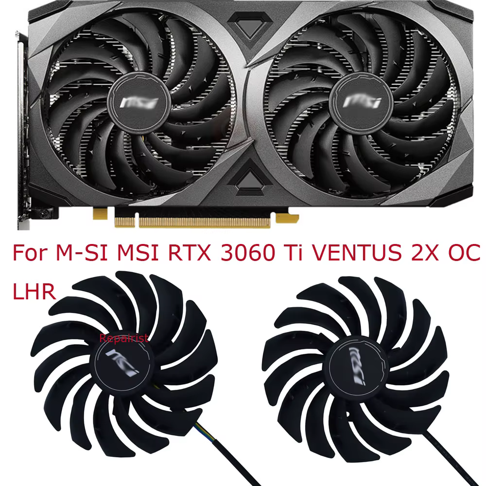 Ventilador de GPU reemplazo PLD10010B12HH en acción