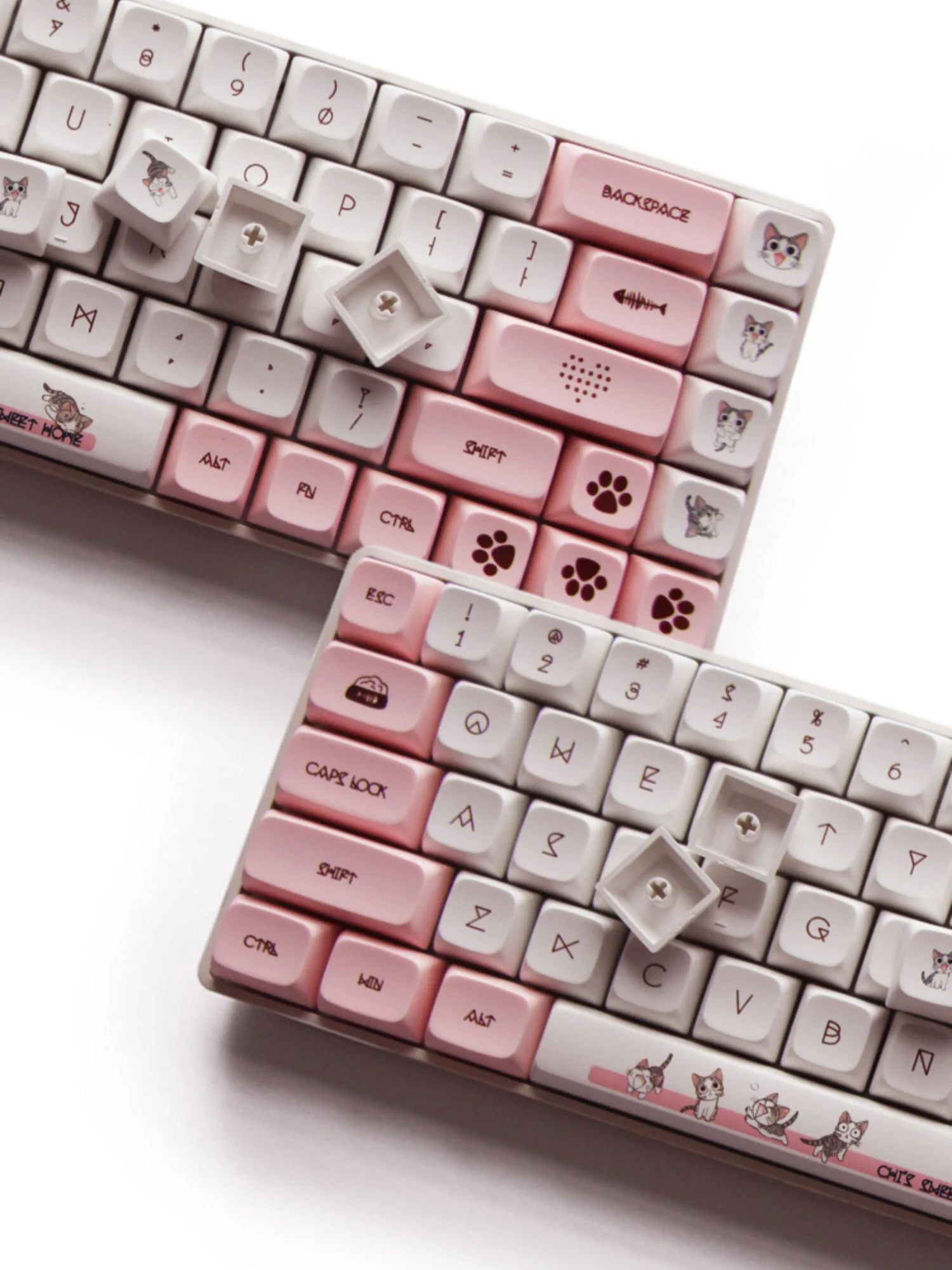 Perfil XDA de las teclas PBT