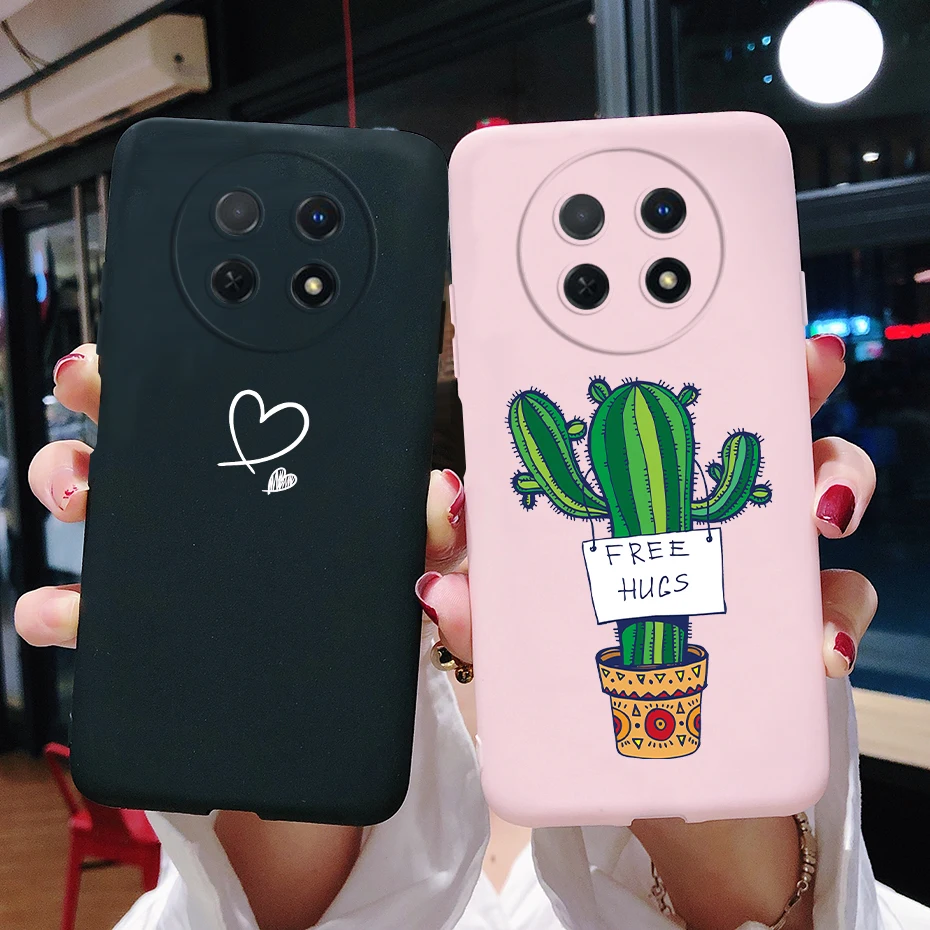 Funda Huawei Nova Y91 – Silicona Diseño Gato - imagen 3