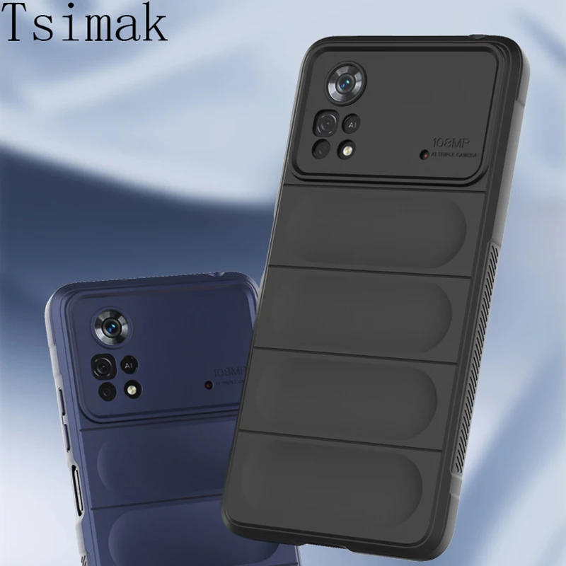 Funda de silicona líquida transparente con protección integrada