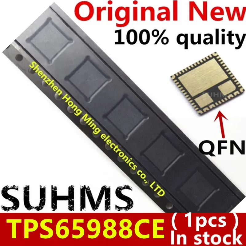 Vista superior del chipset TPS65988