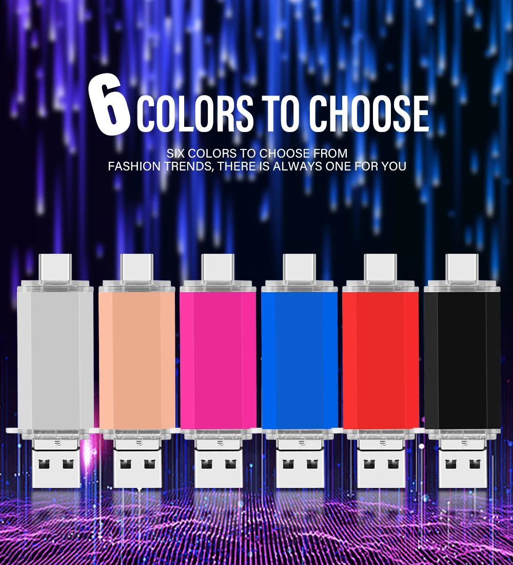 Memoria USB OTG lista para transferencias