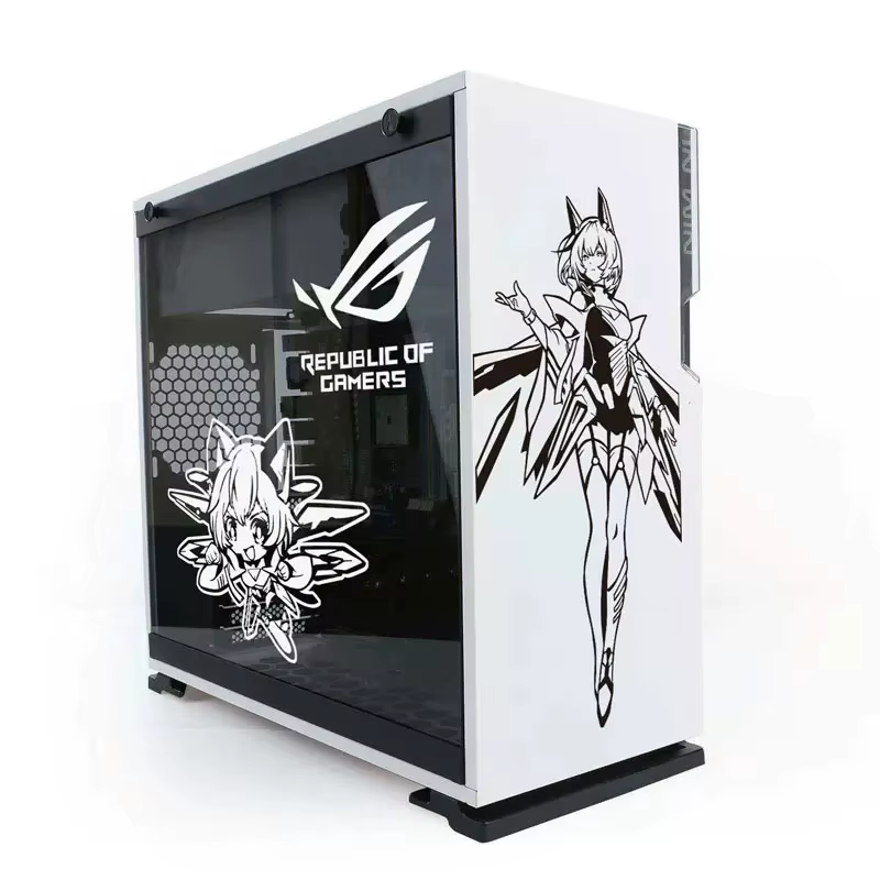 Pegatina ROG para chasis de ordenador – Decoración anime - imagen 3