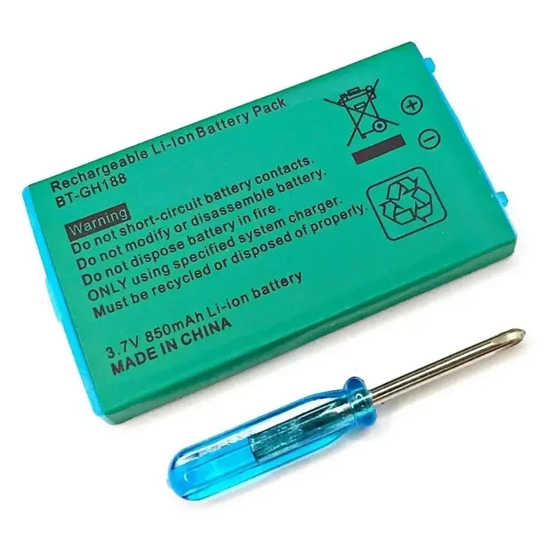 GBA SP Bateria 3,7V 850mAh - Recargable de repuesto con destornillador - imagen 4