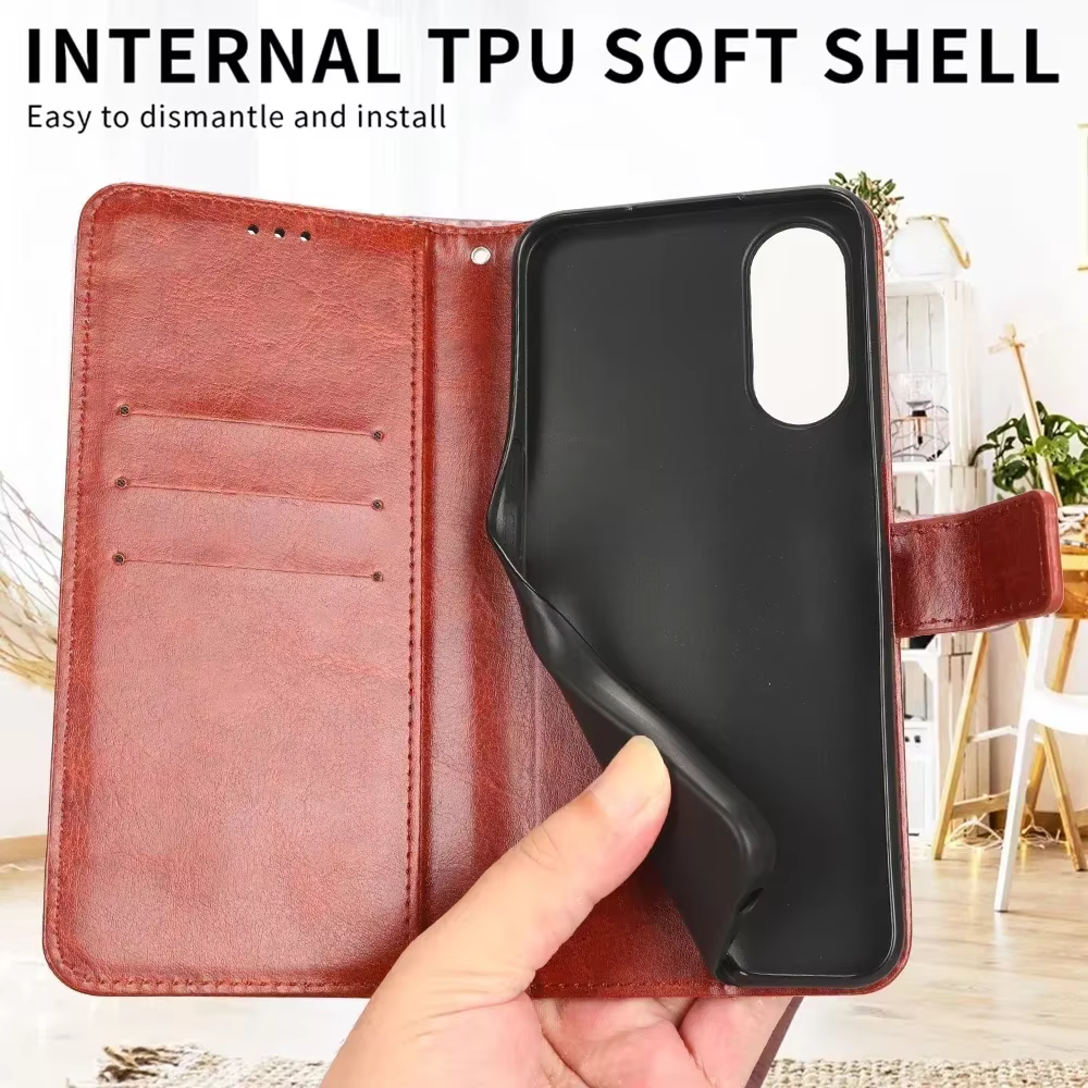Funda Cartera de Piel OnePlus 13/13R/12/12R con Soporte - imagen 5