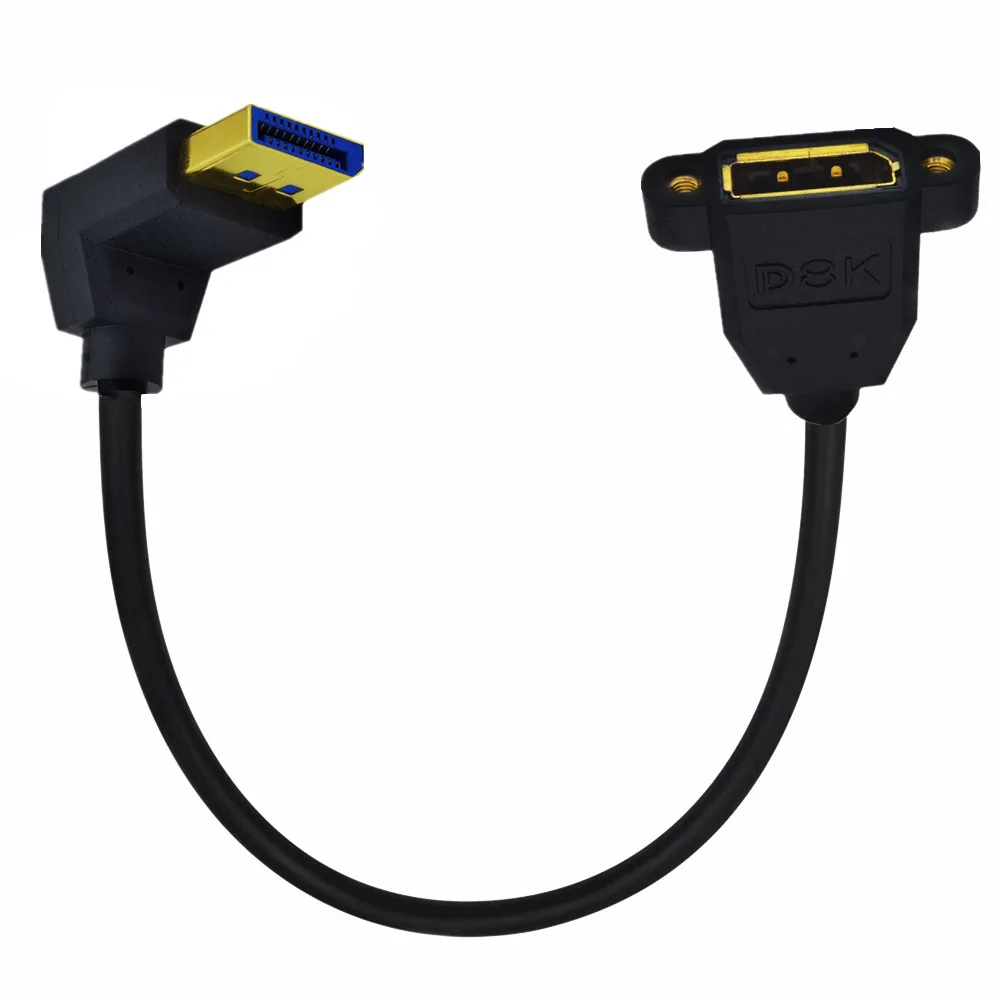 Cable Extensión DisplayPort 8K DP 1.4 Macho a Hembra - imagen 2