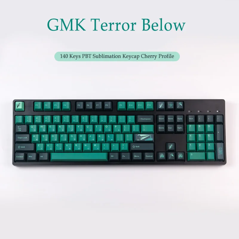 GMK Terror Keycaps PBT Perfil Cherry 140 Piezas - imagen 2