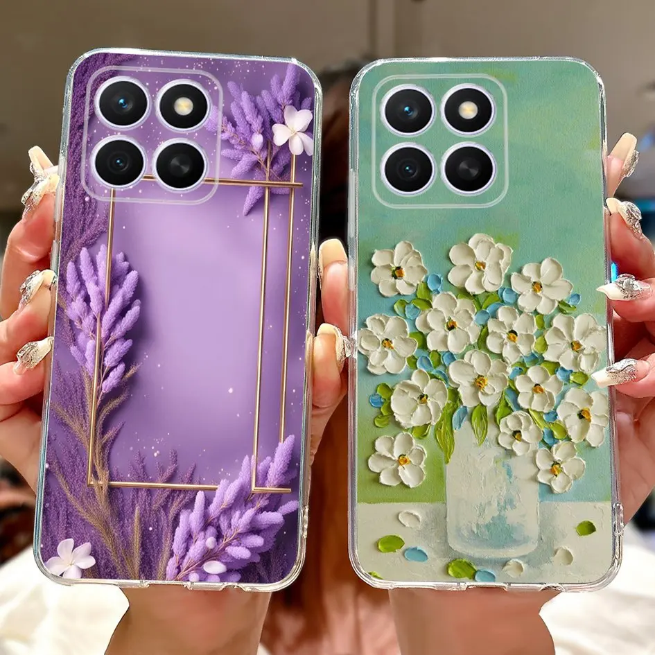 Funda Silicona Honor X8c 2025 – Diseño Flor Mariposa - imagen 4