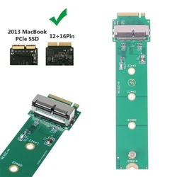 Adaptador PCIe SSD M.2 NGFF para MacBook Air/Pro 12+16 pines