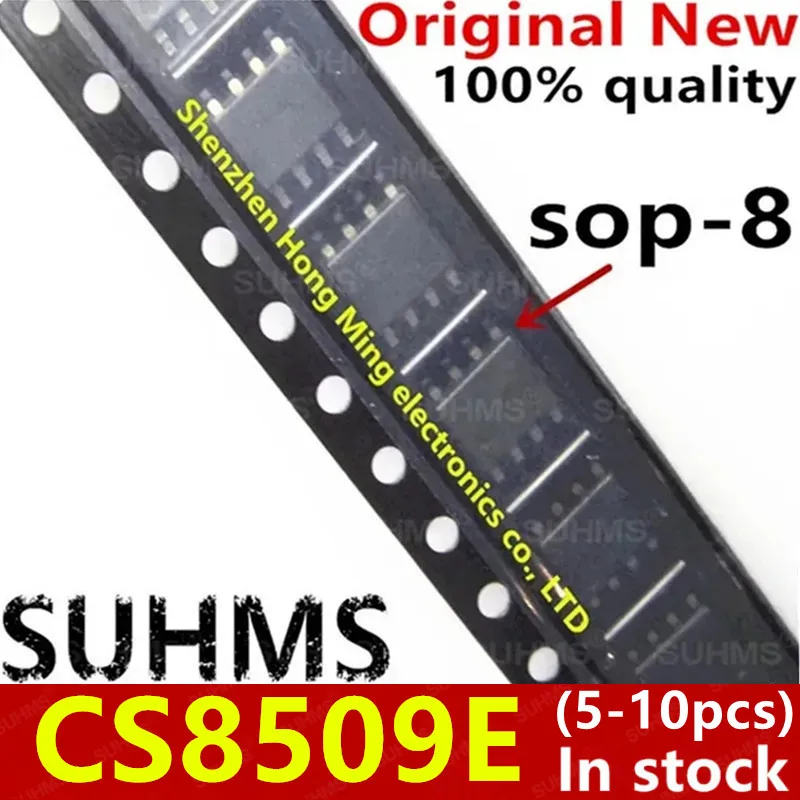 Chipset CS8509E formato SOP-8 vista desde arriba