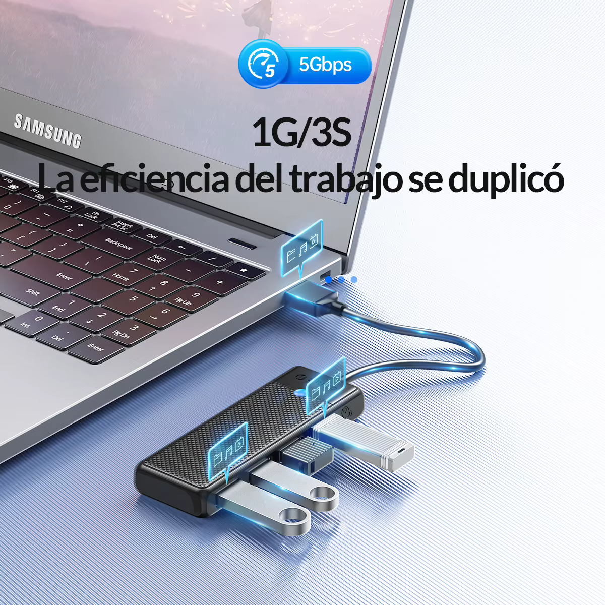 Puerto de carga PD 100W integrado