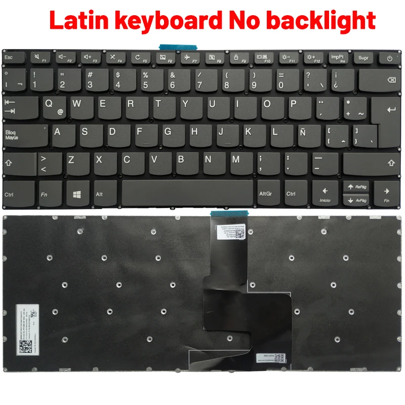 Detalle del cable flex del teclado