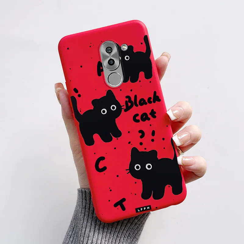 Funda Silicona Huawei GR5 Mate 9 Lite Honor 6X - Gato Antigolpes - imagen 2