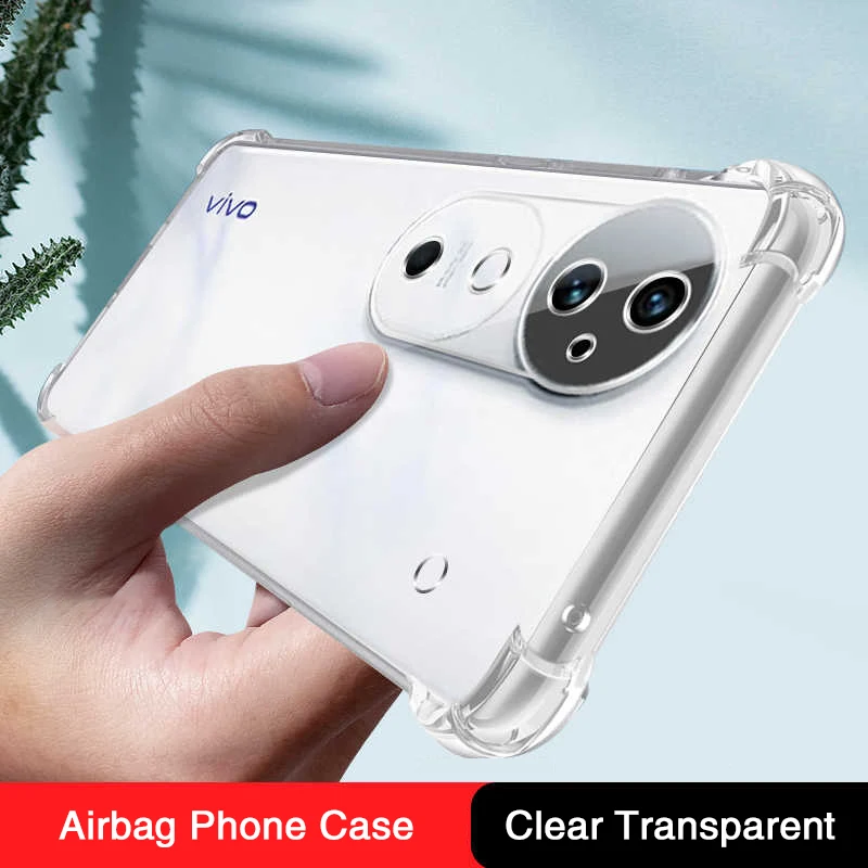Funda transparente silicona Vivo V40 Pro Airbag anticaídas reforzada - imagen 5