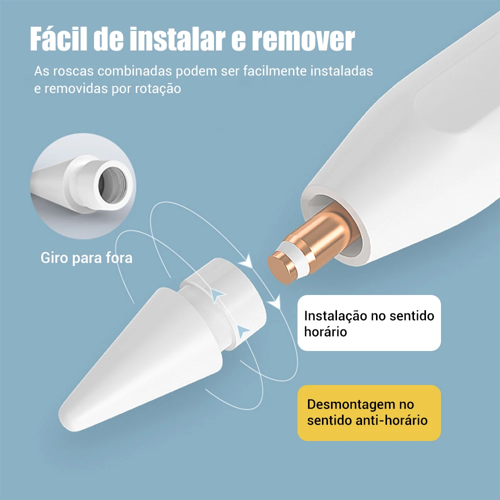 Facilidade de instalação e remoção