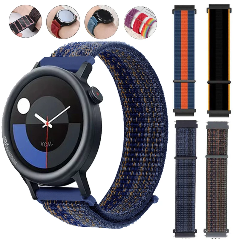 Correa Nylon 22 mm CMF Watch Pro – Diseño Deportivo Colorido - imagen 4