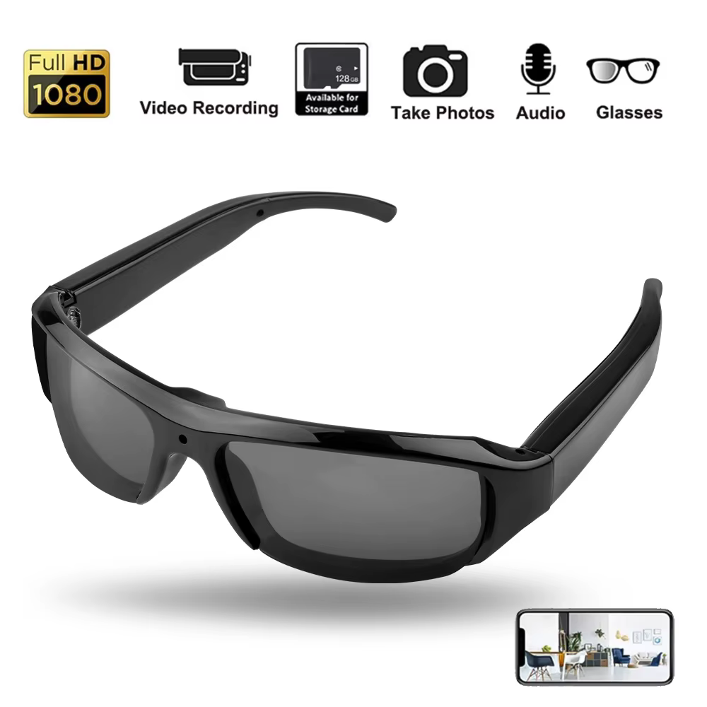 Gafas Videoregistradoras HD 1080P Polarizadas para Conducir y Ciclismo