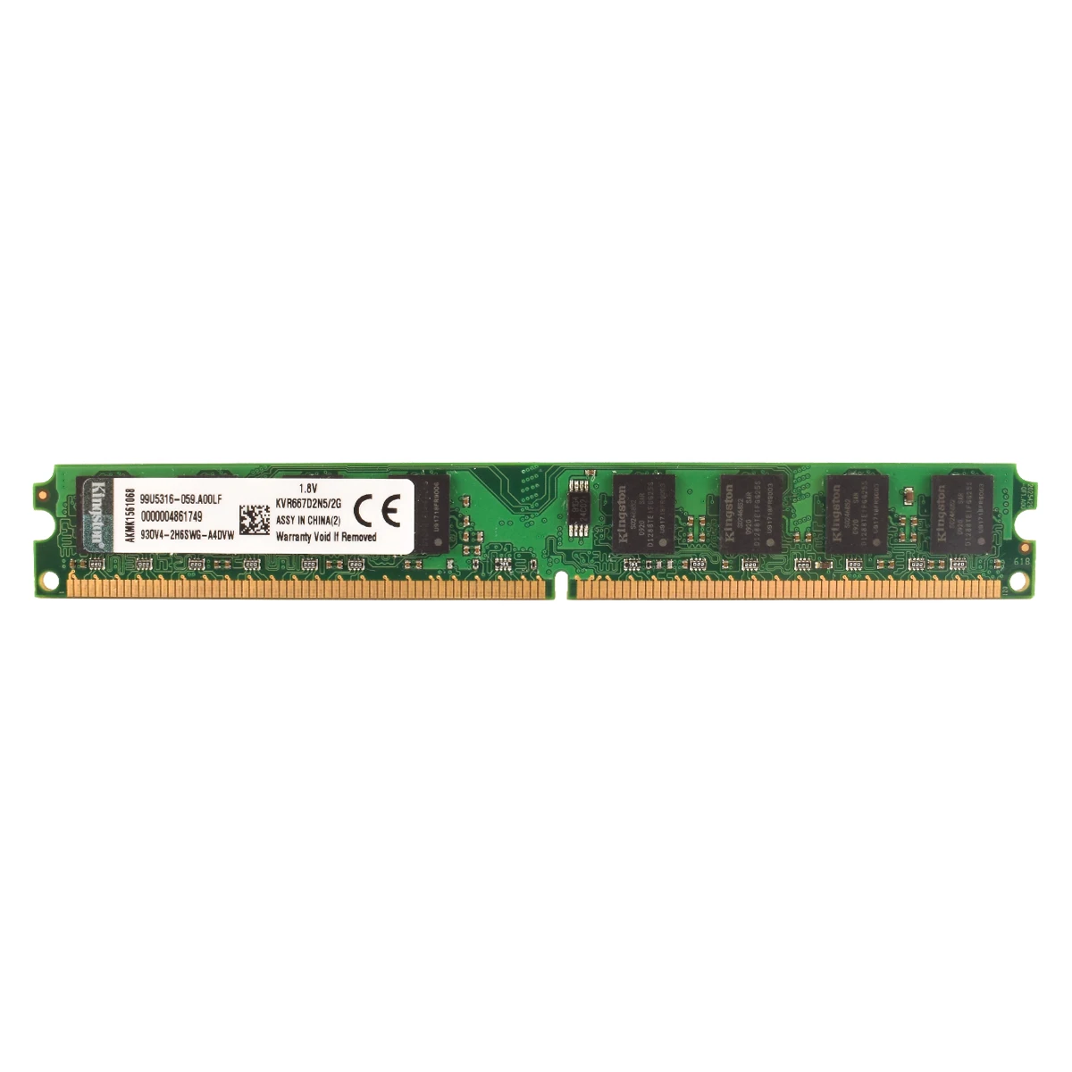 Memoria RAM Kingston DDR2 667MHz 2GB para PC Sobremesa