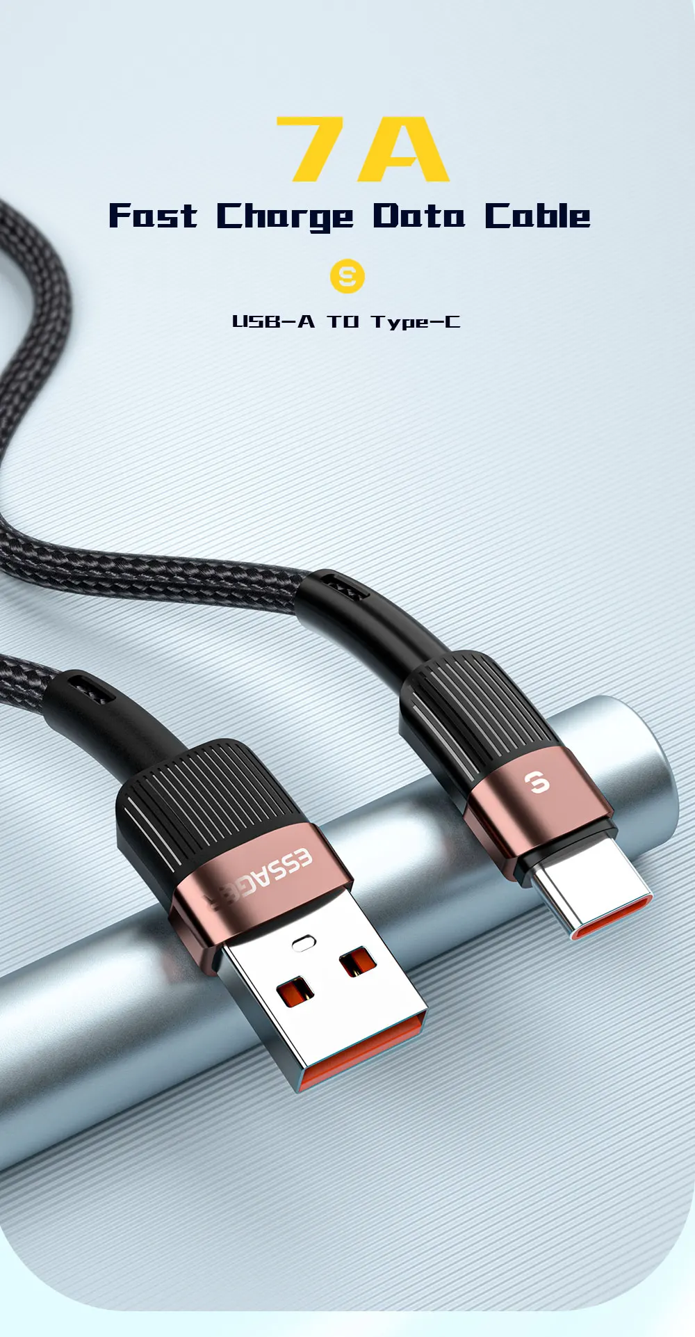 Cable Essager conectado a un smartphone