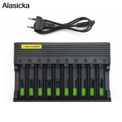 Cargador Inteligente USB Compatible Baterías 18650 Litio