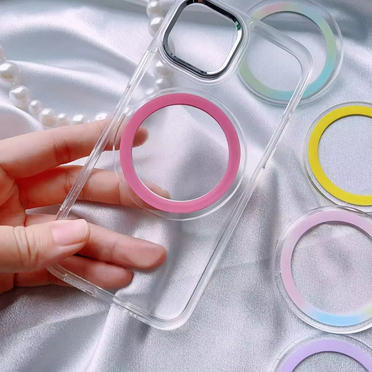 Soporte MagSafe adhesivo para iPhone, plegable y extensible - imagen 4