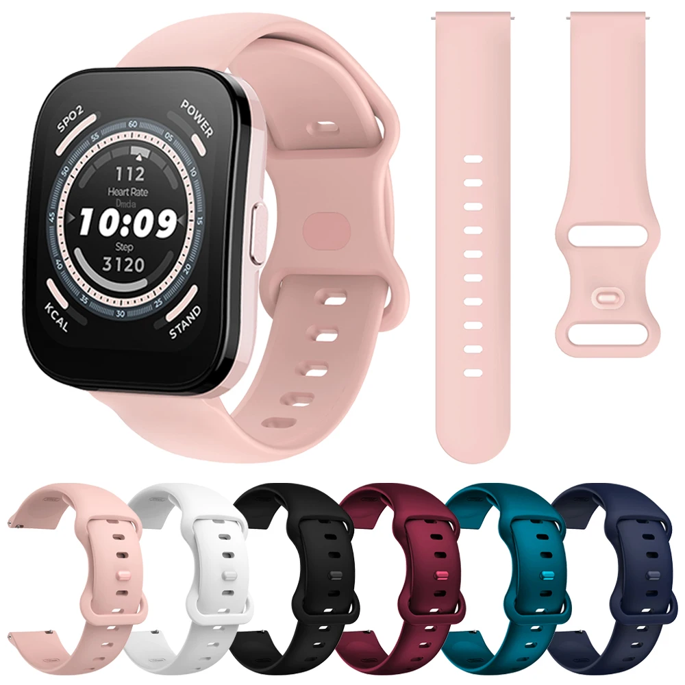 Correa de silicona suave para Amazfit GTR 4 vista frontal