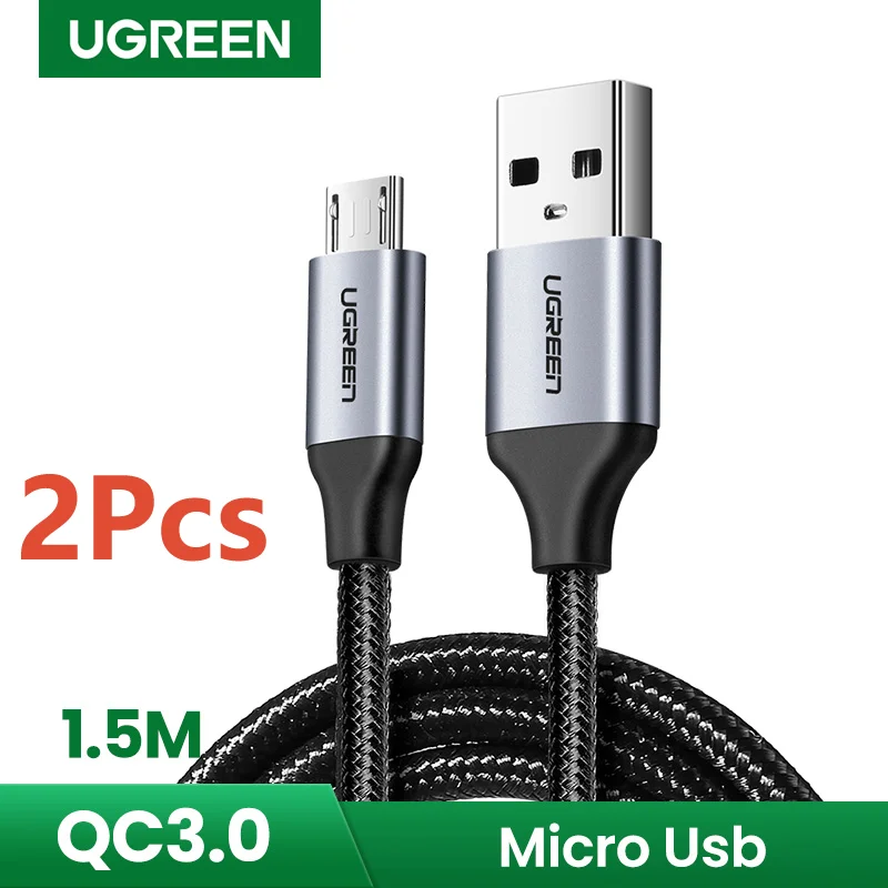 UGREEN Cable Micro USB 3A 1,5 m - Carga rapida y datos