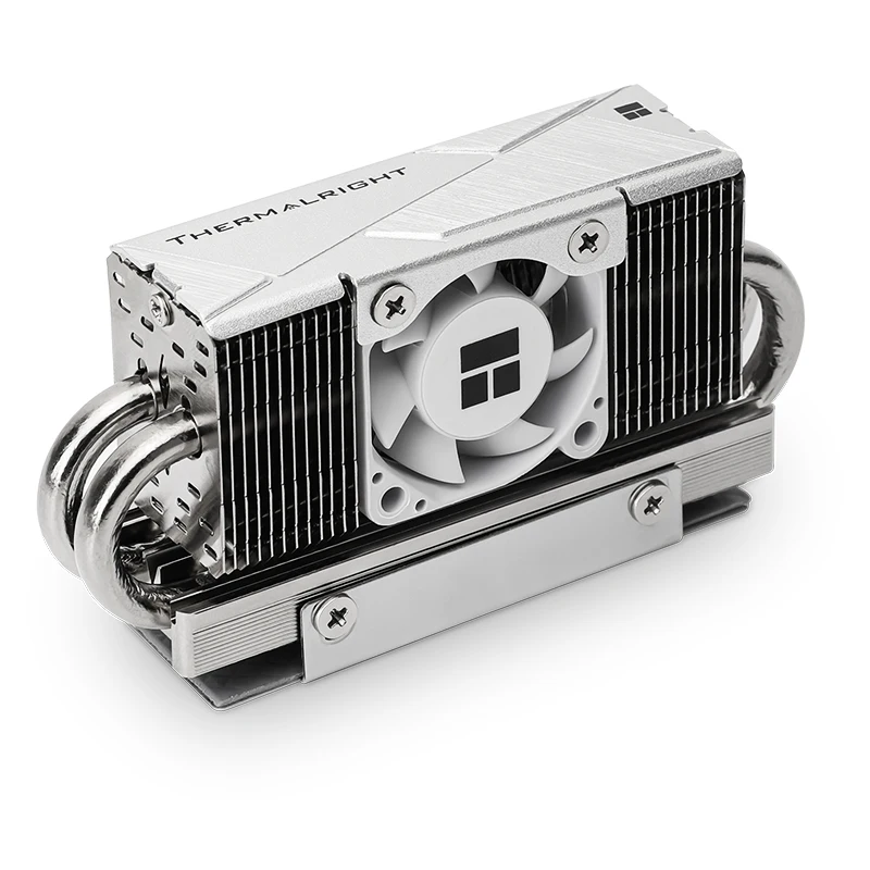 Disipador M.2 NVMe Thermalright HR-10 2280 PRO con RGB y Ventilador PWM