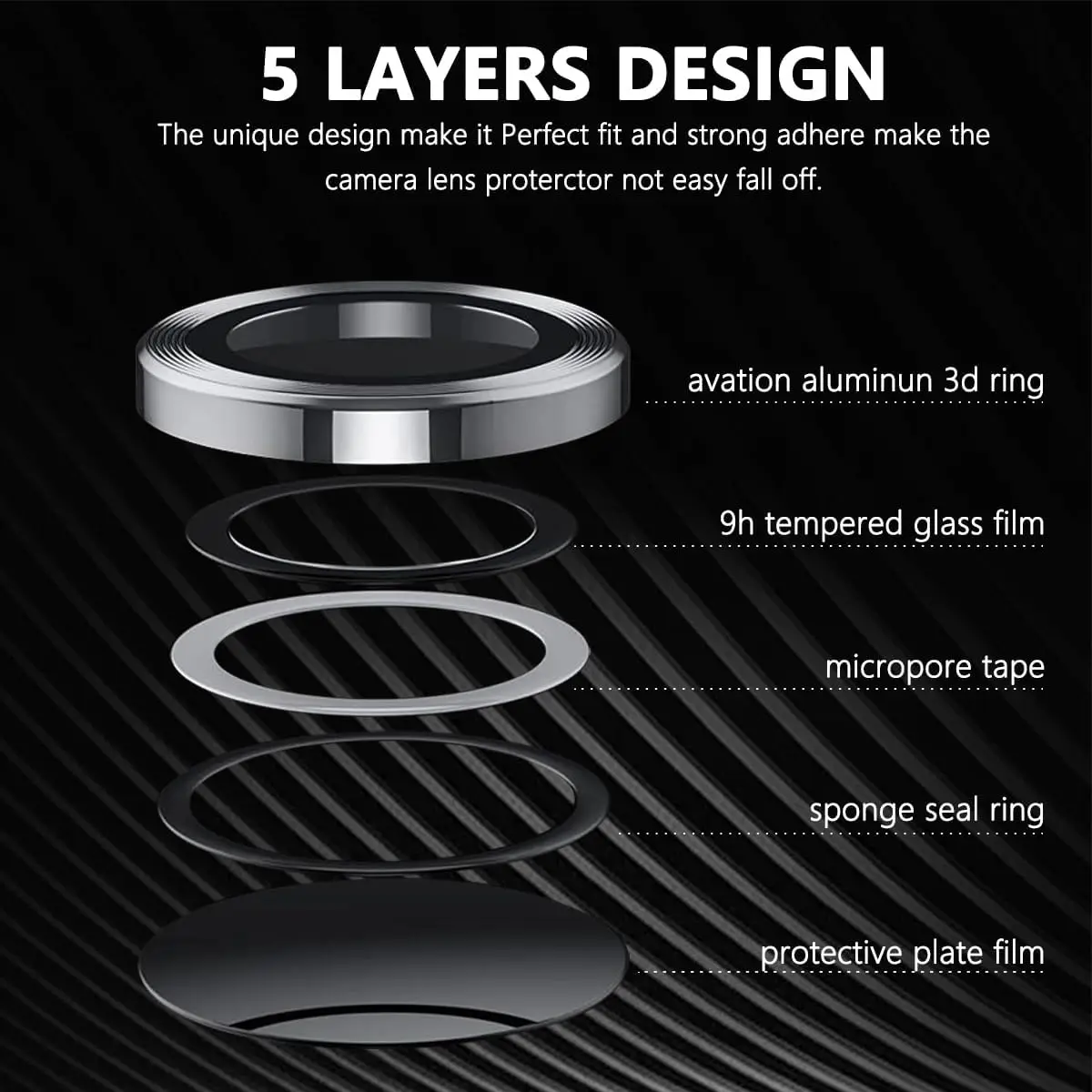 Samsung Galaxy Z Flip – Protector Cámara Cristal Templado Aro Metálico
