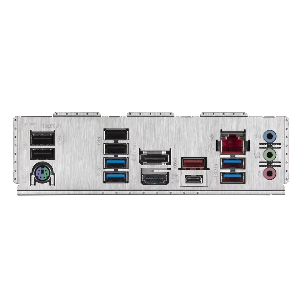 Panel trasero y conectores internos