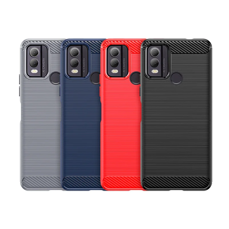 Funda Nokia C22 Antigolpes TPU – Fibra Carbono - imagen 5