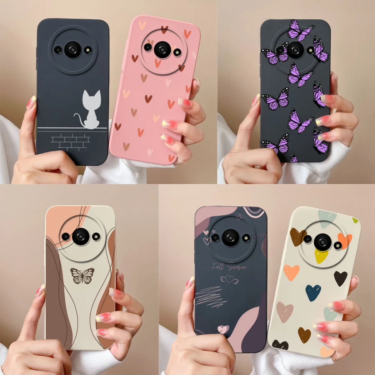 Funda Silicona Redmi A3 – Mariposa Antigolpes Protección Cámara - imagen 4