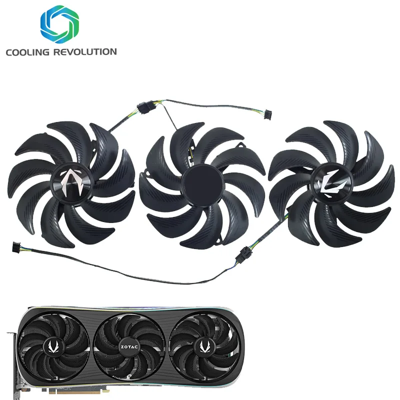 Ventilador de repuesto para ZOTAC AMP Extreme vista frontal