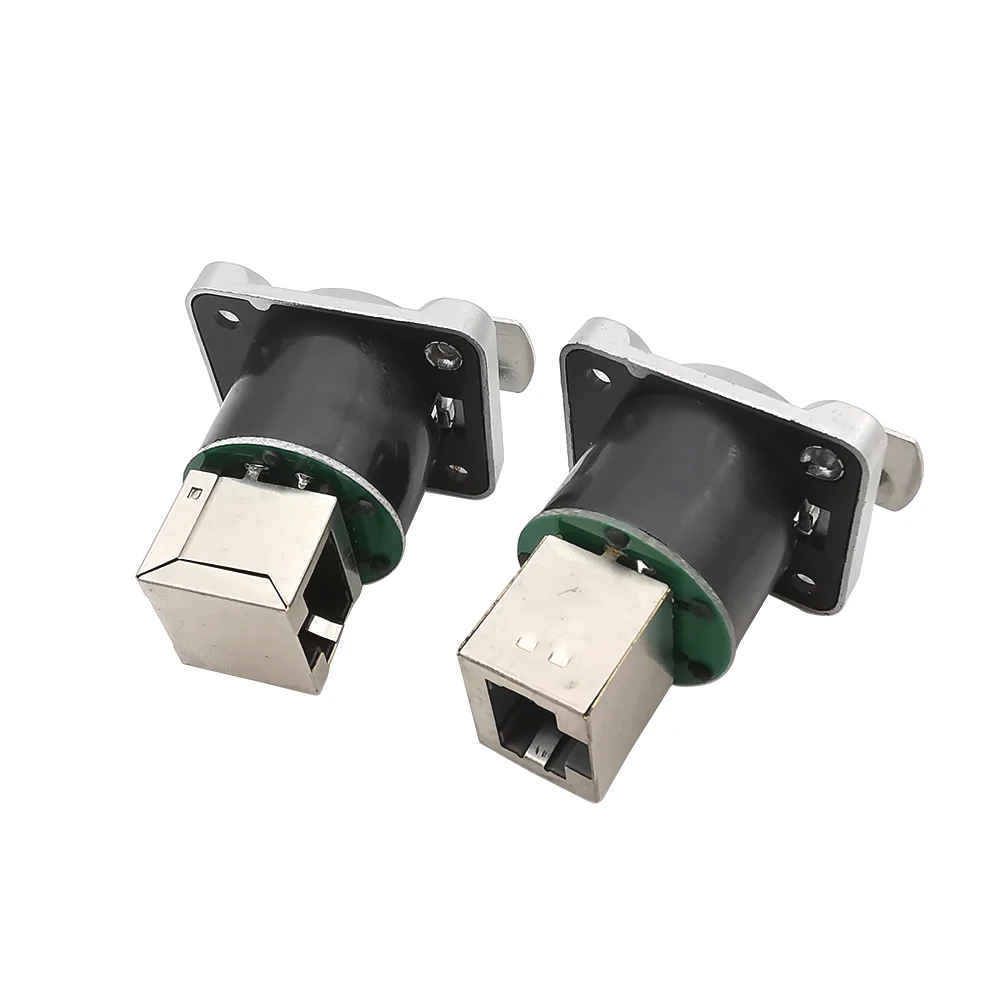 Conector RJ45 Hembra con Escudo Metálico Angular para Panel - imagen 3