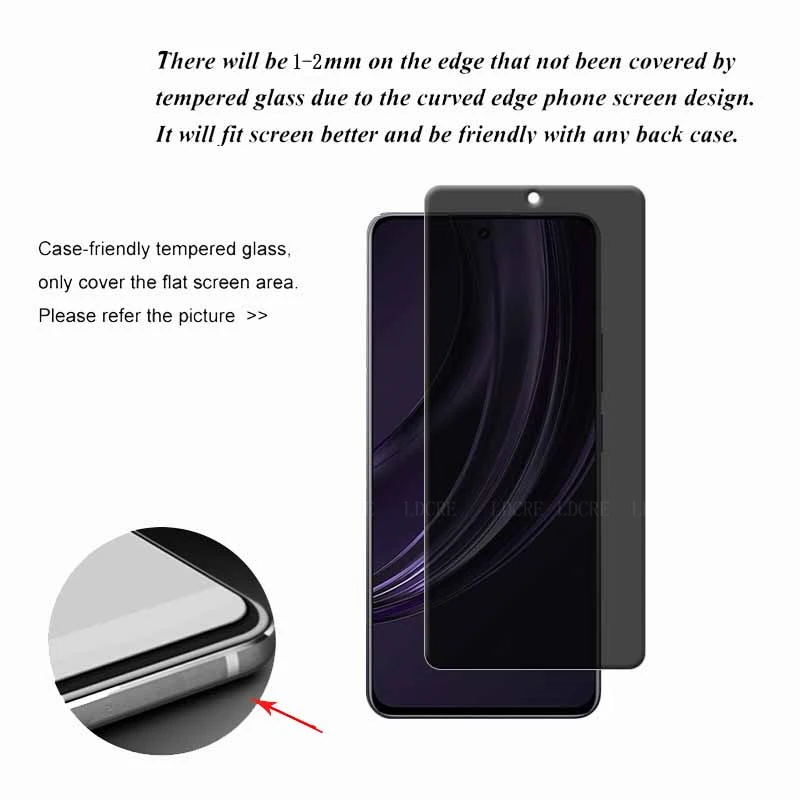 Protector Pantalla Privacidad OPPO Find X3 Pro - Realme 13 Plus - imagen 4